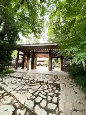阿佐ヶ谷神明宮の山門・神門