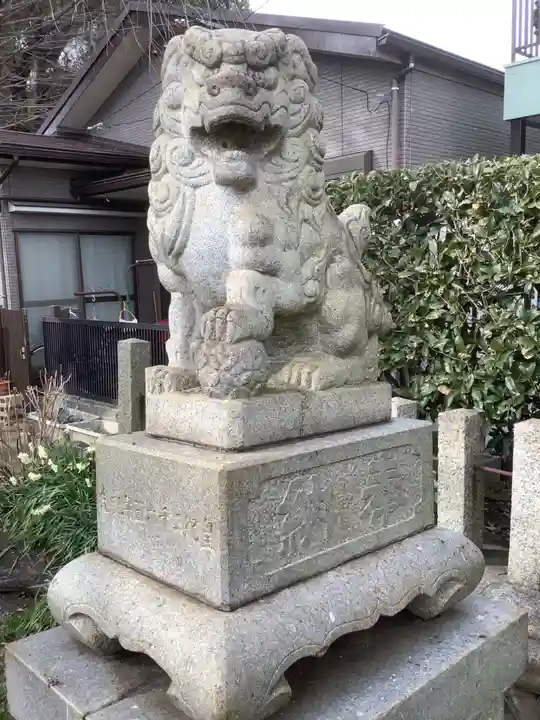 神明社(露橋神明社)の狛犬