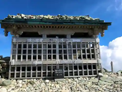 雄山神社峰本社の本殿