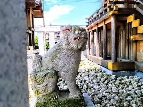 神明社（七島神明社）の狛犬