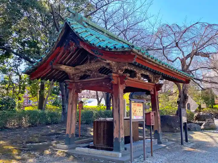増上寺の手水舎
