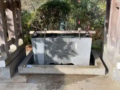 天台宗　長窪山　正覚寺の手水舎