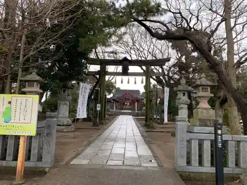 飯香岡八幡宮の鳥居