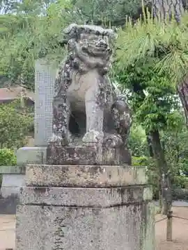 鶴羽根神社の狛犬