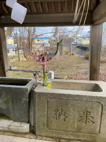 釧路一之宮 厳島神社の手水