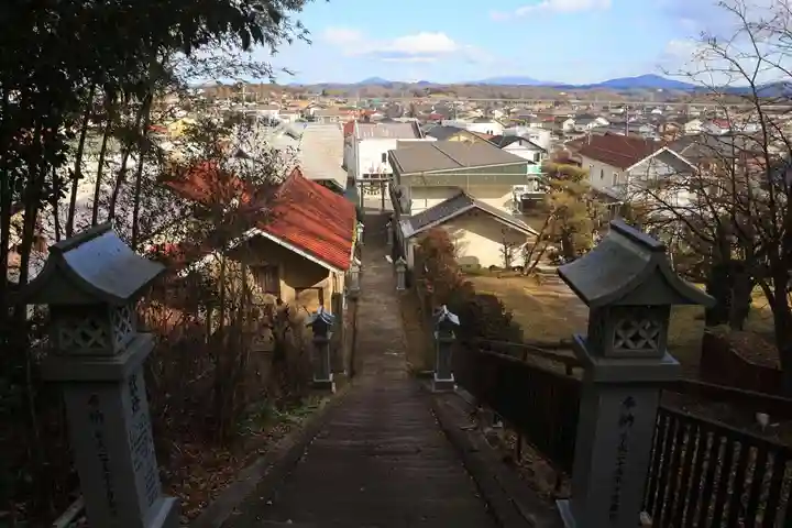 八幡神社の景色