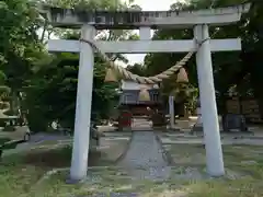 謁播神社の鳥居