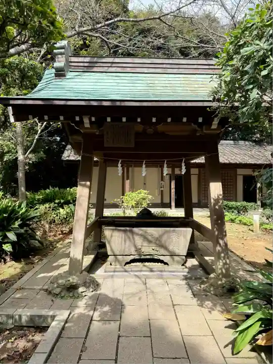 江島神社の手水舎