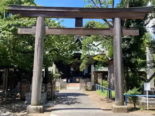 荏原神社の鳥居