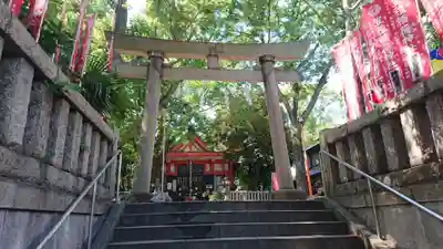笠䅣稲荷神社の鳥居