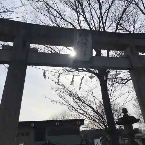 日野八坂神社の鳥居