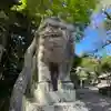 鶴谷八幡宮の狛犬