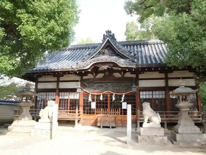 式内楯原神社の本殿・本堂