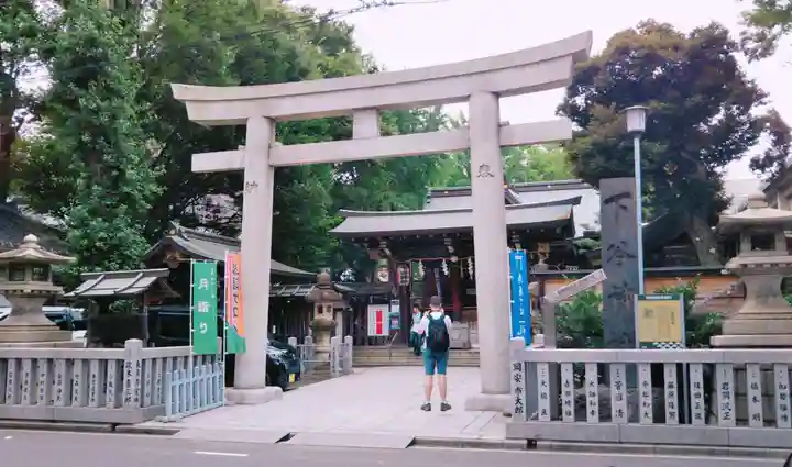 下谷神社の鳥居