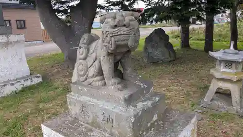 十勝神社頓宮の狛犬