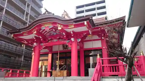 成子天神社の本殿・本堂