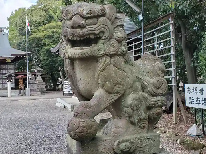 片山八幡神社の狛犬