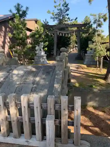 鶴嶺八幡宮の鳥居