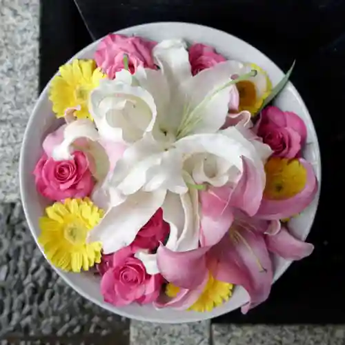 帯廣神社の手水舎