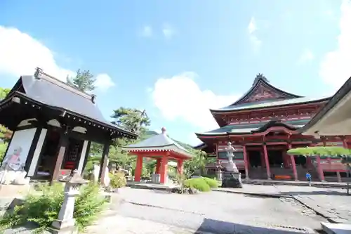 甲斐善光寺の景色