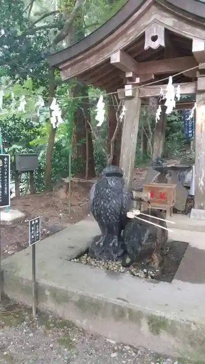 鷲子山上神社の手水舎