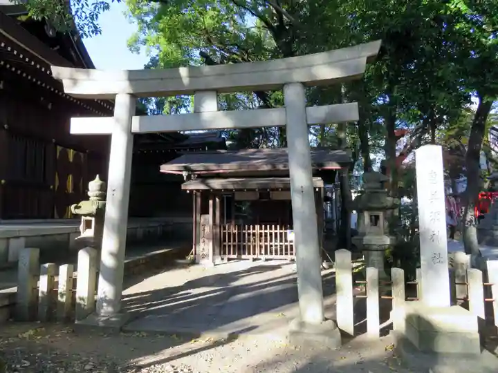 若宮八幡社の鳥居