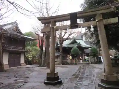 小野照崎神社の鳥居