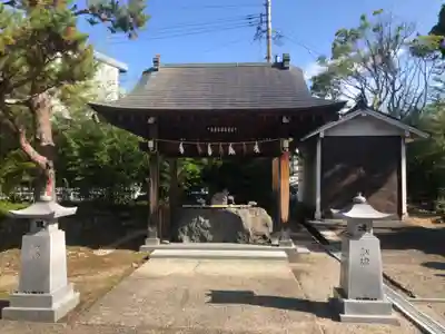 於保多神社の手水舎