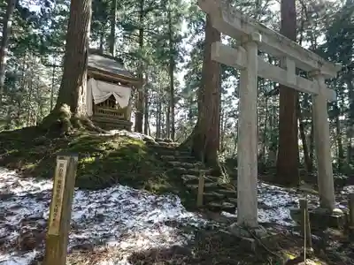 平泉寺白山神社の鳥居