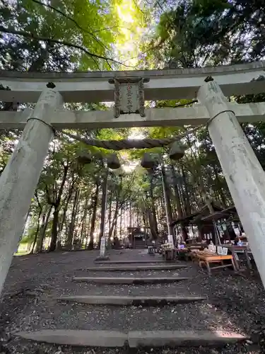 宝登山神社奥宮の鳥居