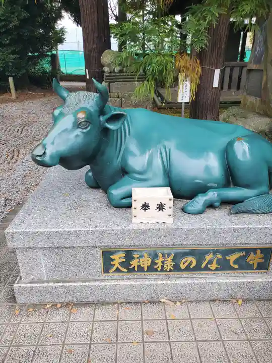 朝日森天満宮の狛犬