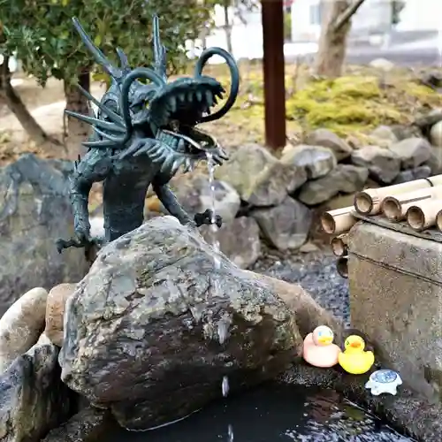 大鏑神社の手水