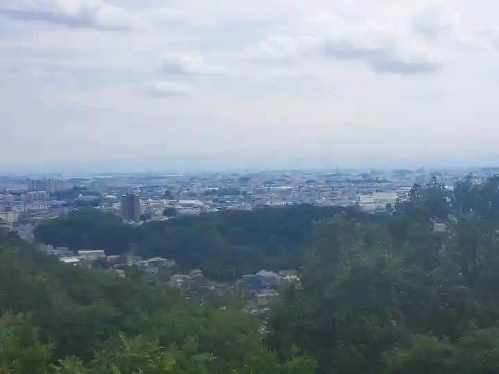 男浅間神社の周辺