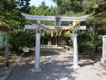 賀志波比売神社の鳥居