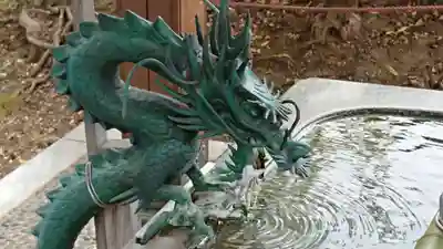 有鹿神社の手水舎