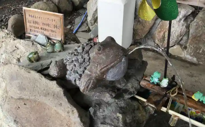 星置神社の手水舎