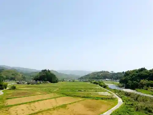 雨宮神社の景色