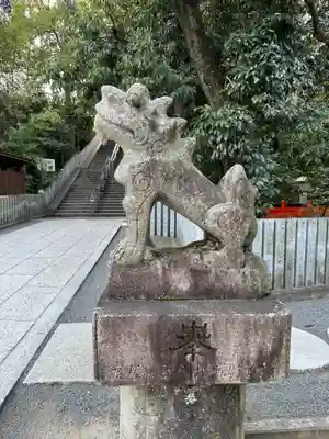 （山田）伊射奈岐神社の狛犬