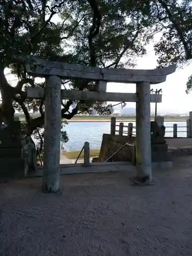 水天宮の鳥居