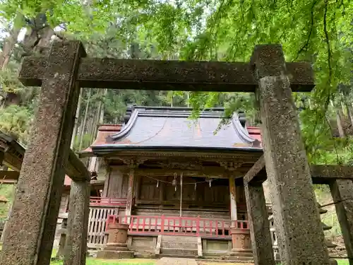 加蘇山神社の本殿