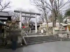 安積國造神社の鳥居