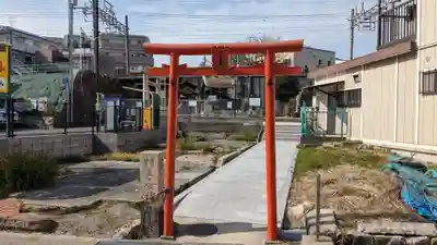 村上帝社の鳥居