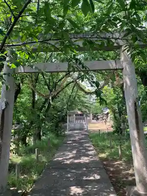 津嶋神社(萩原町西御堂)の鳥居