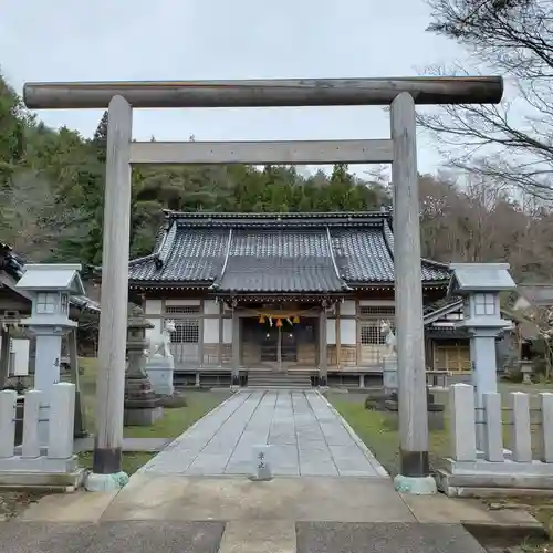 長谷部神社の鳥居