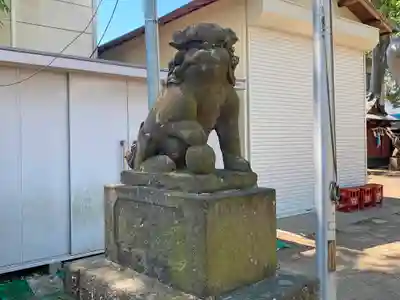 蘇我比咩神社の狛犬