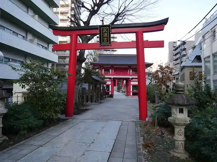 成子天神社の鳥居