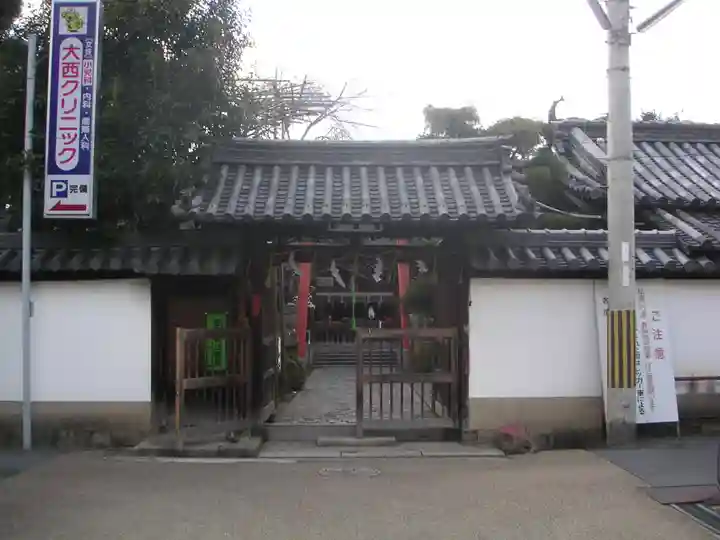 漢國神社の山門・神門