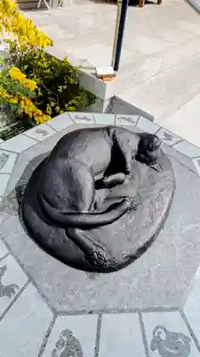 駒込妙義神社の像