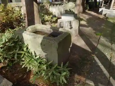 新発田諏訪神社の手水舎