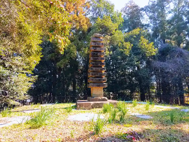 於美阿志神社(檜隈寺跡)の塔